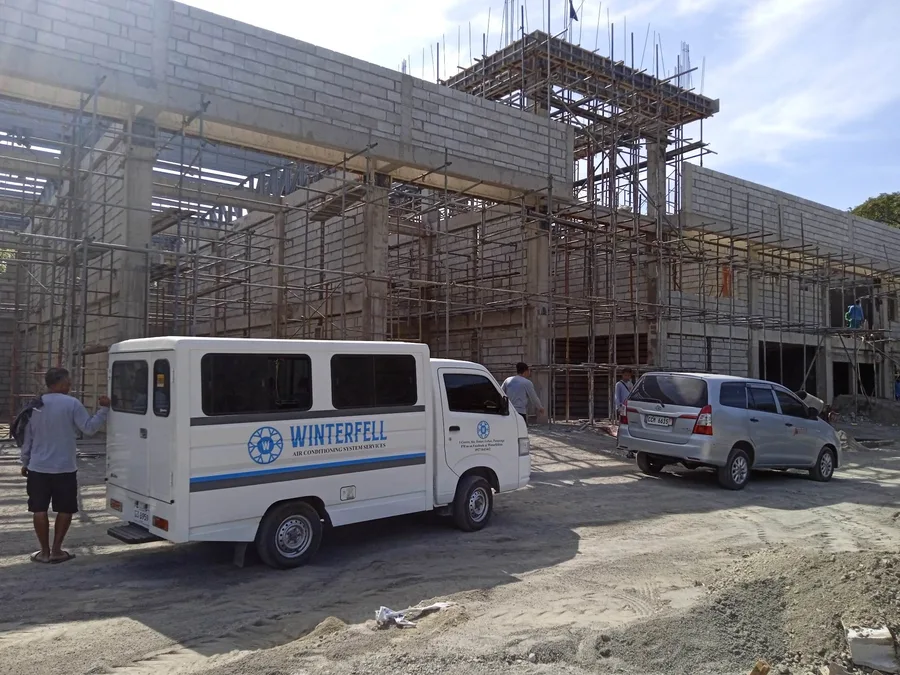 Large-scale commercial AC installation