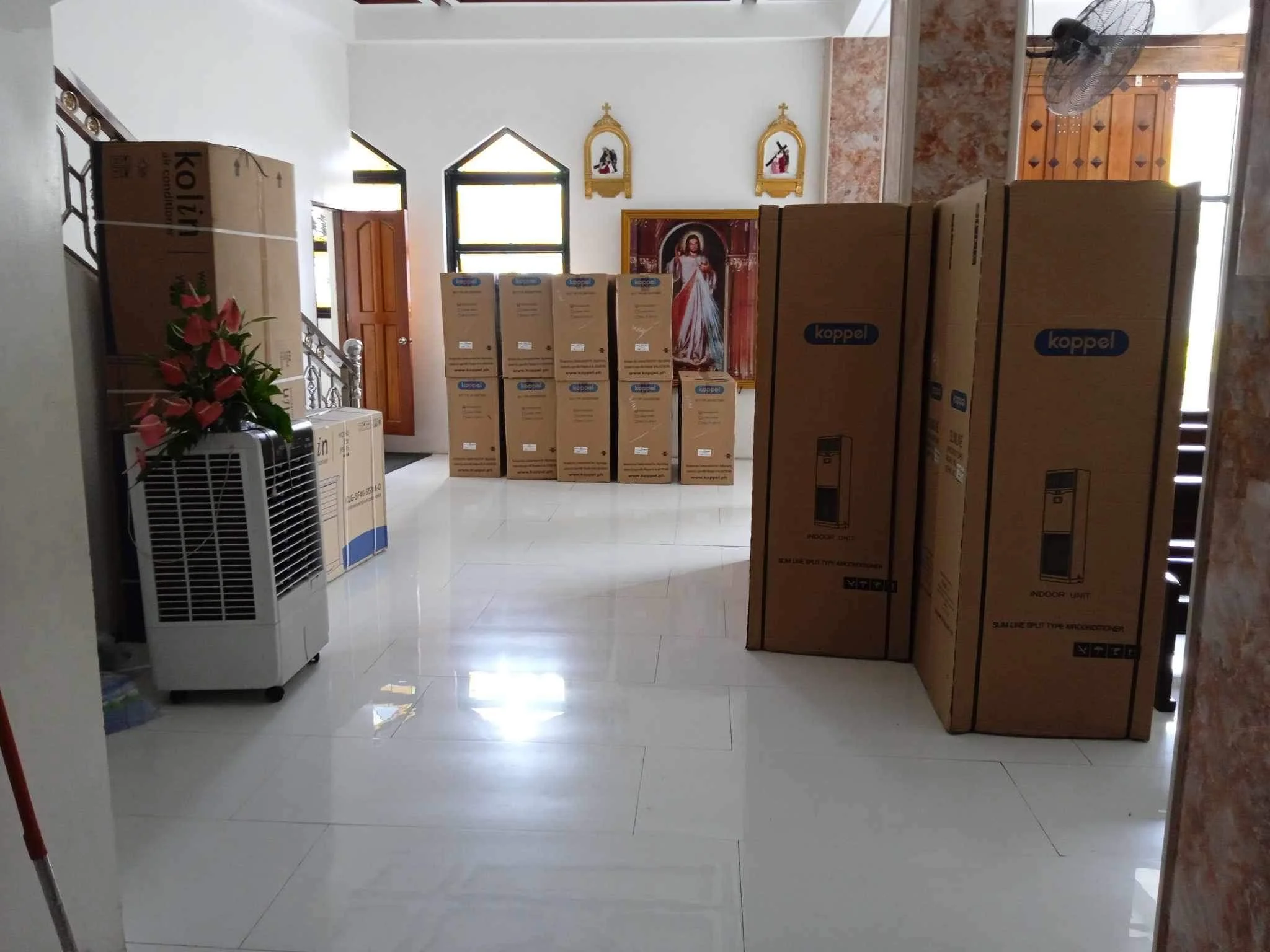 Church air conditioning system