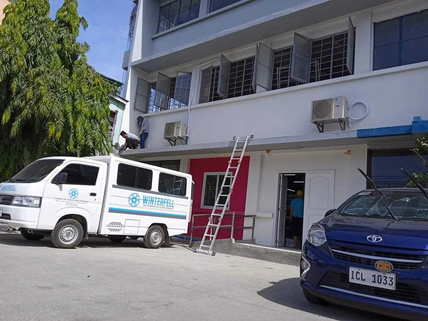 Commercial air conditioning deployment