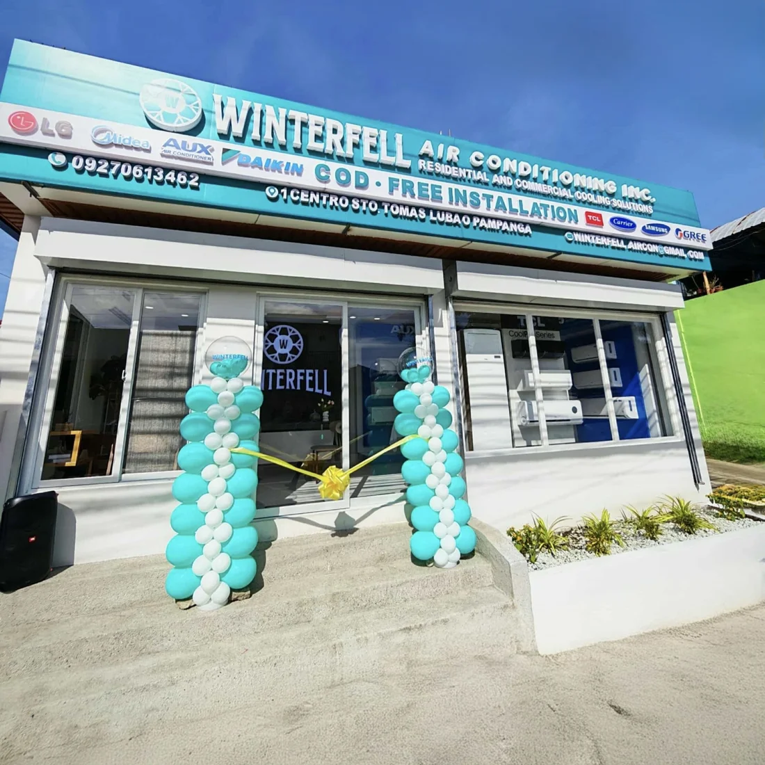 Winterfell Airconditioning showroom and aircon product display